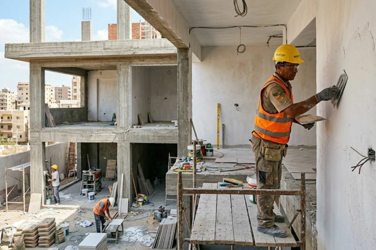خدمة ترميم وتجديد للمبني